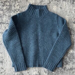 Blue Turtleneck Sweater size small